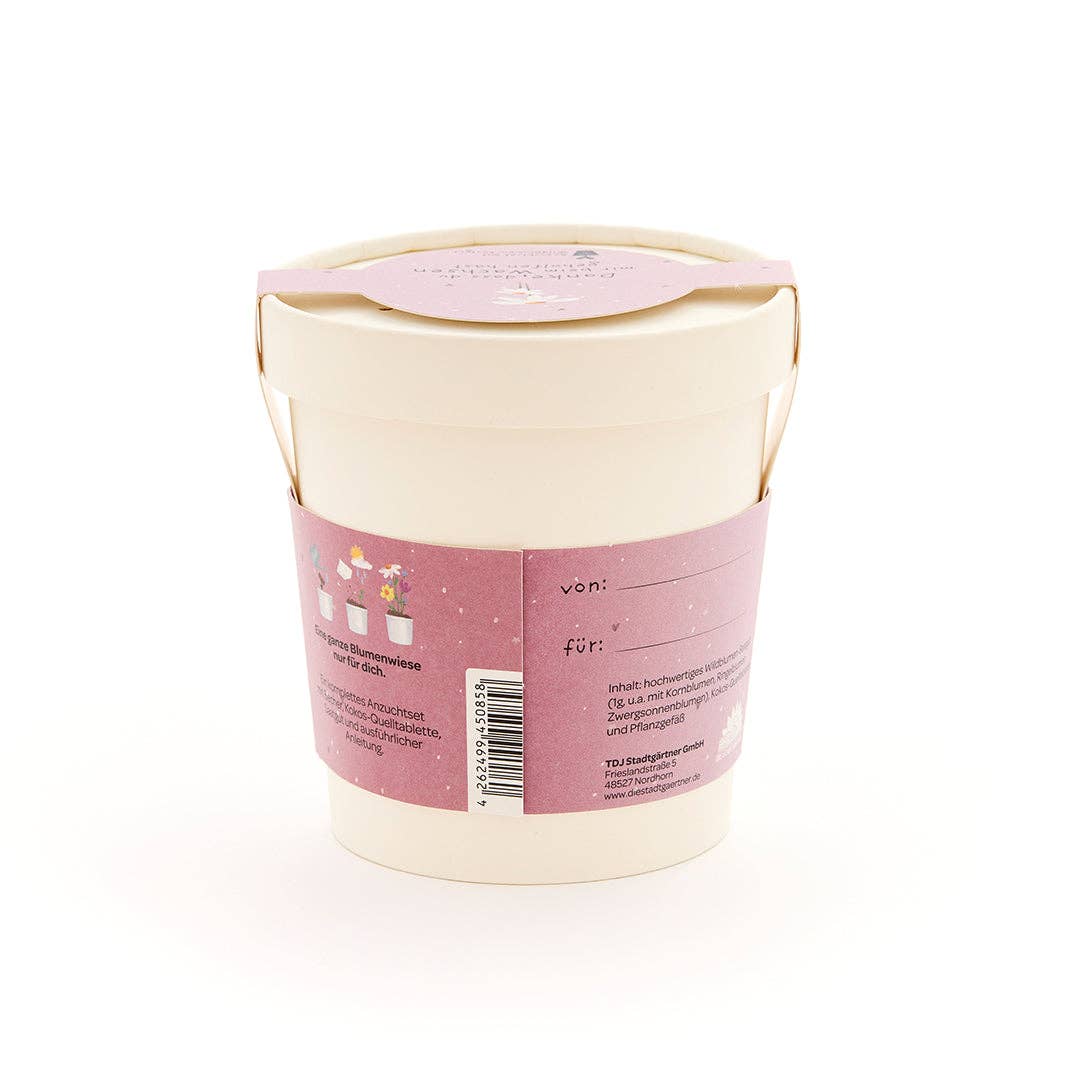 Blumensamen Becher "Danke, dass du mir beim Wachse