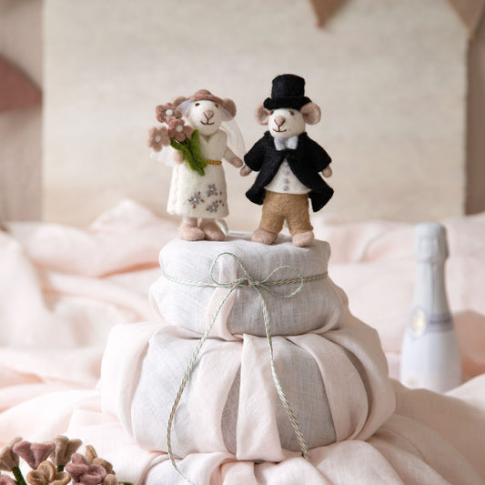 Filzmaus "Bräutigam"