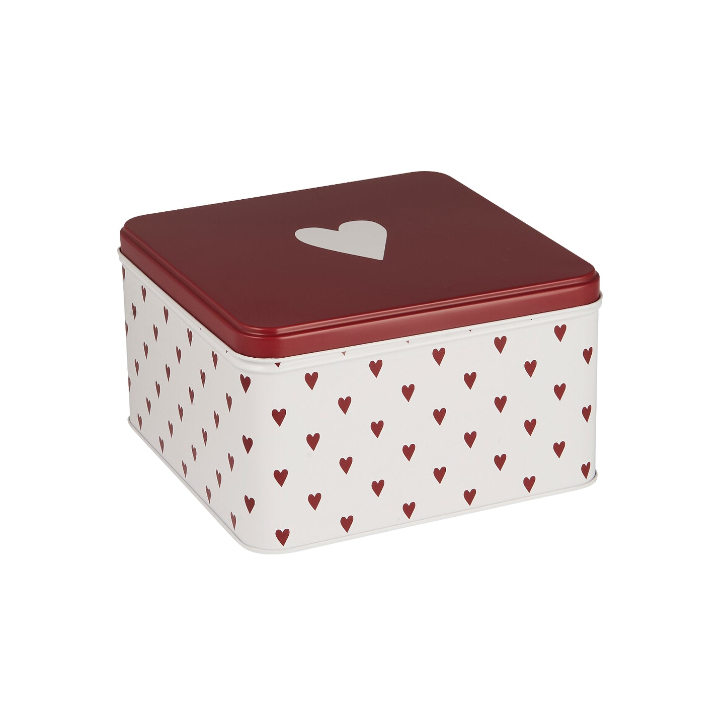 Keksdose "Herzen", eckig