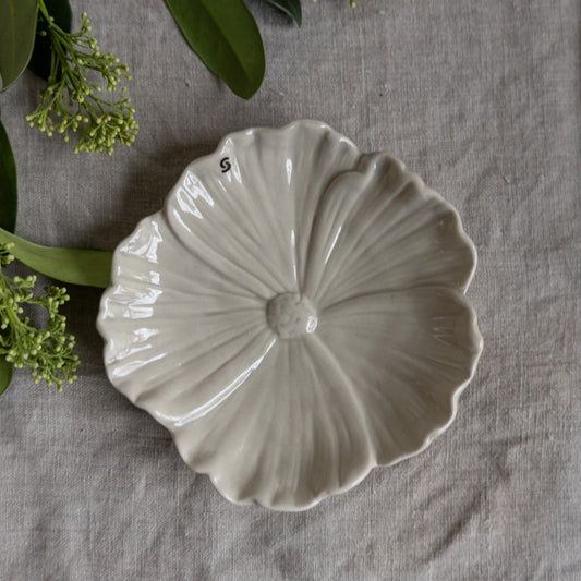 Teller "BLOMSTER", beige