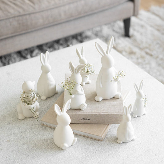 Keramikhase "Joar", weiß