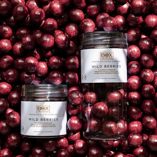 Weingummis mit Schokolade "Dark Raspberry", klein