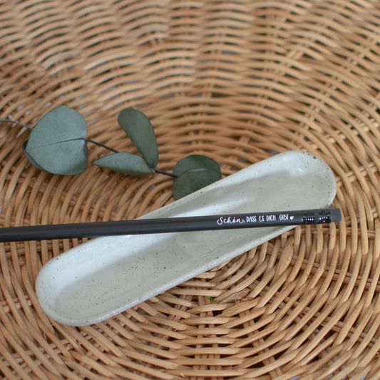 Bleistift "Schön, dass es dich gibt", schwarz