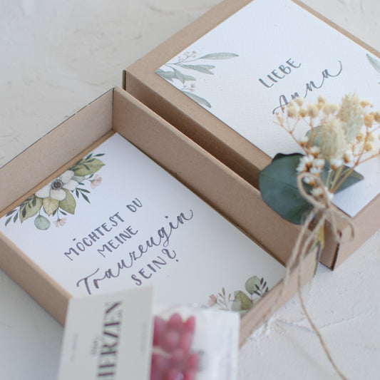 Geschenkbox "Möchtest du...", personalisierbar