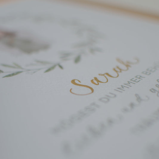 Poster "Schutzengel", Kranz