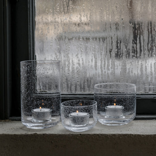 Teelichthalter "Bubble-Glas"