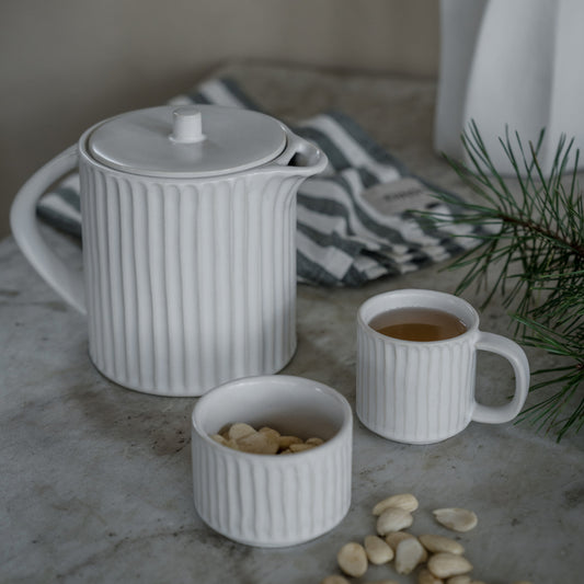 Kaffeetasse "Geriffelt", klein