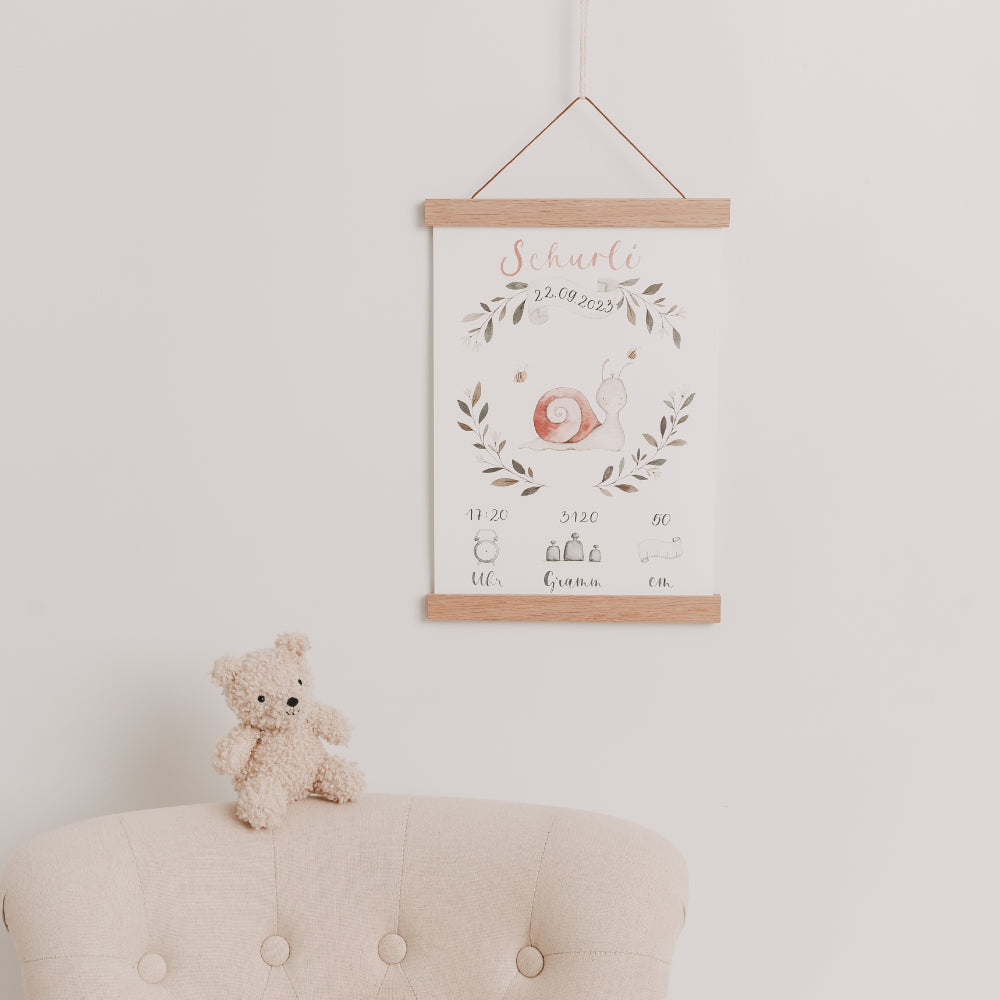 Geburtsbild "Schurli Schnecke"