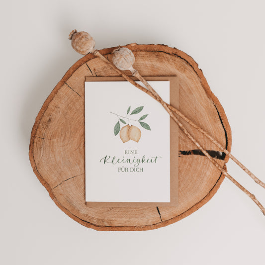 Klappkarte "Kleinigkeit", A6 inkl. Kuvert