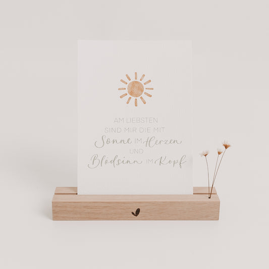 Kartenständer "Herz", mittel