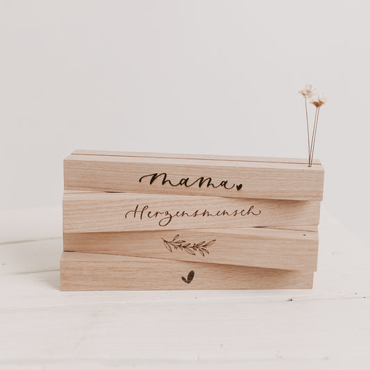 Kartenständer "Blätterzweig", mittel