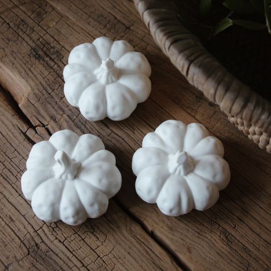 Keramikkürbis, 8,5x8,5 cm