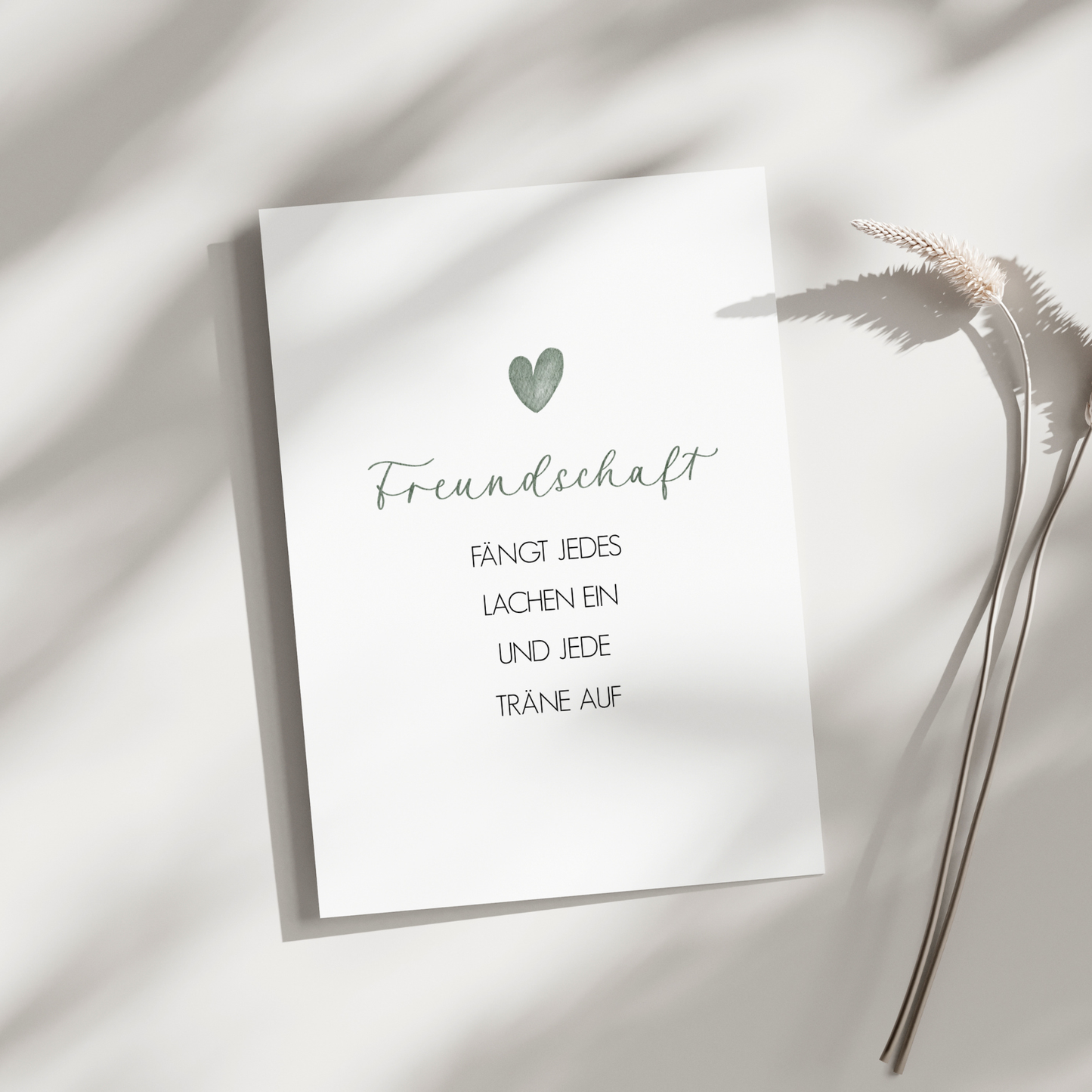 Postkarte "Freundschaft"