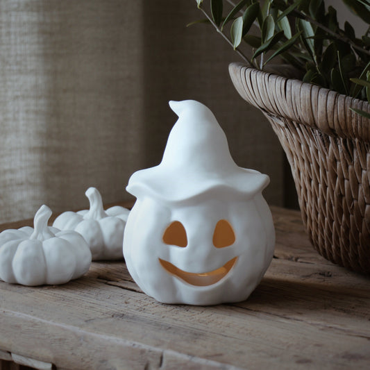 Keramikkürbis "Happy Pumpkin"