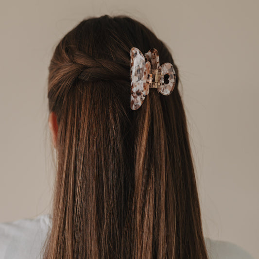 Haarspange "Almond". groß