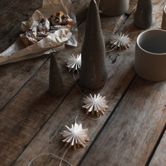 Schneeflockengirlande "Garland", weiß