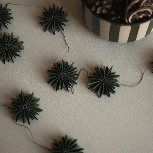 Schneeflockengirlande "Garland", grün