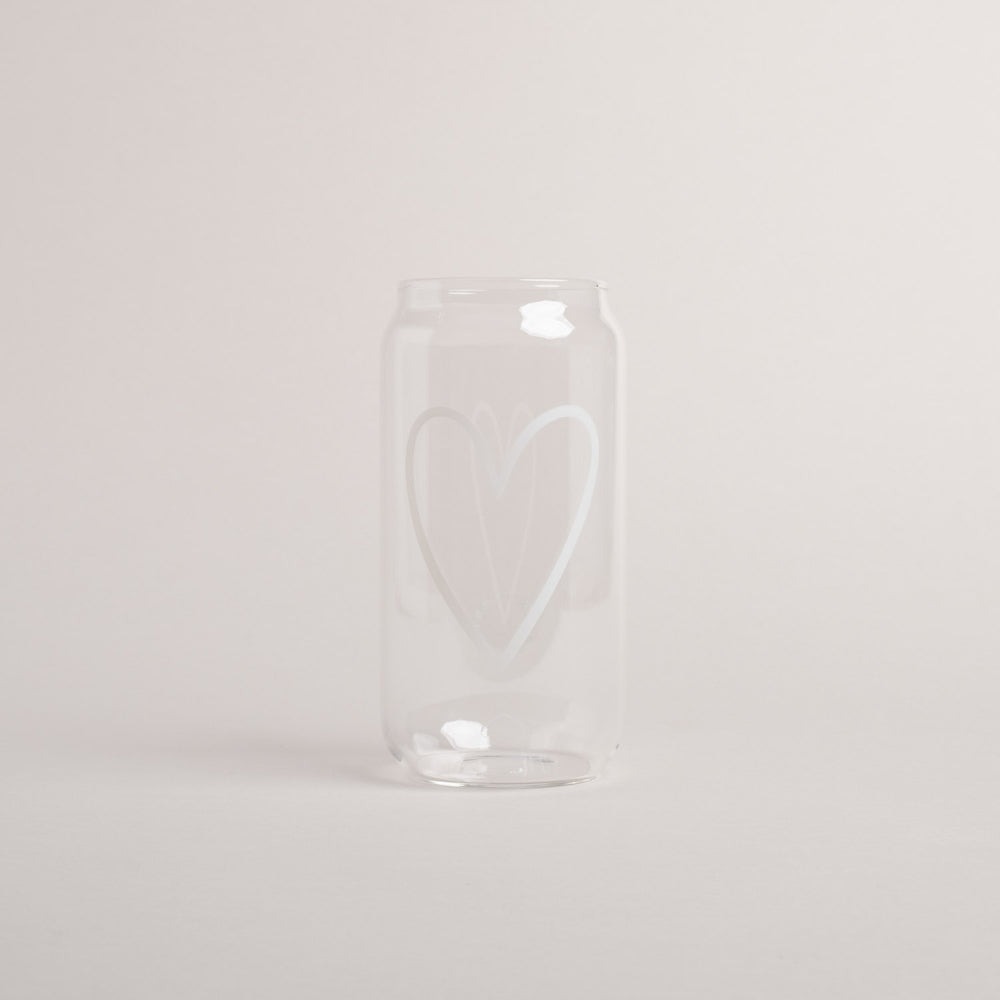 Hohes Trinkglas "Herz"