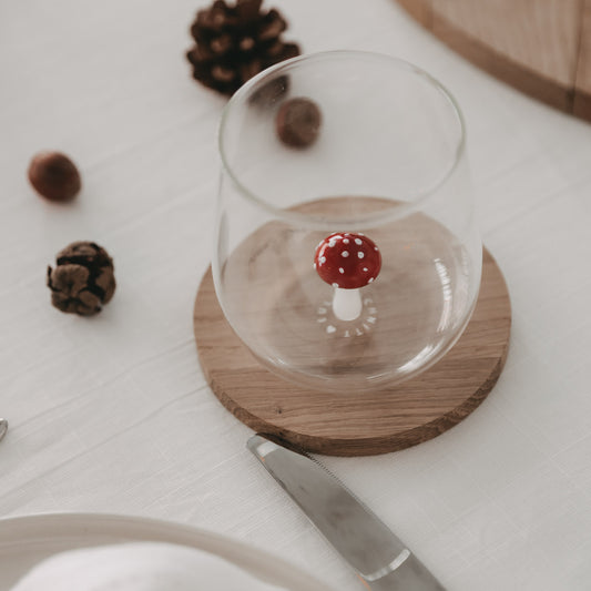 Trinkglas Figur "Pilz"