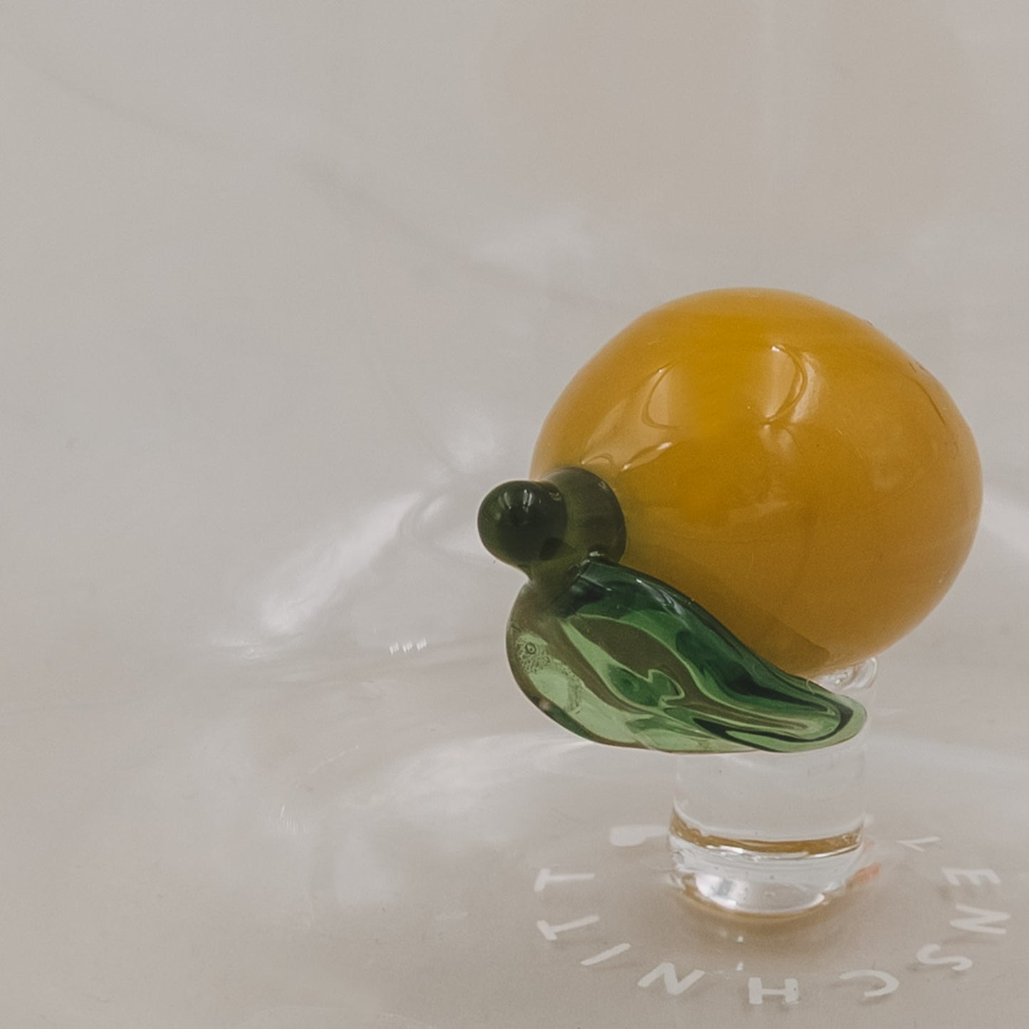 Trinkglas Figur "Zitrone"