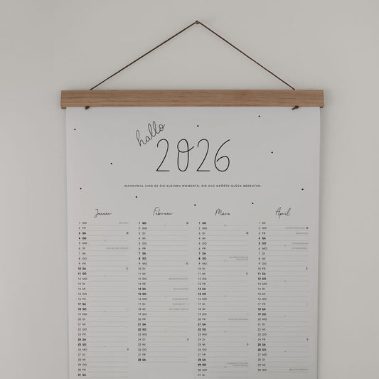 Wandkalender 2026