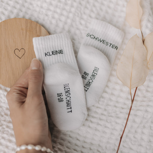 Babysocken "Kleine Schwester"