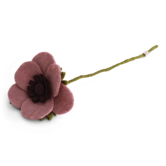 Filzblume "Anemone"; rot