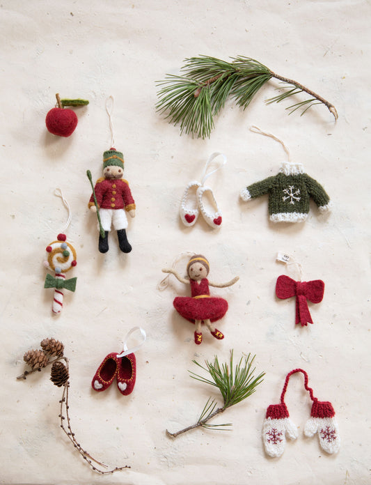 Filzschleife "rot", mini