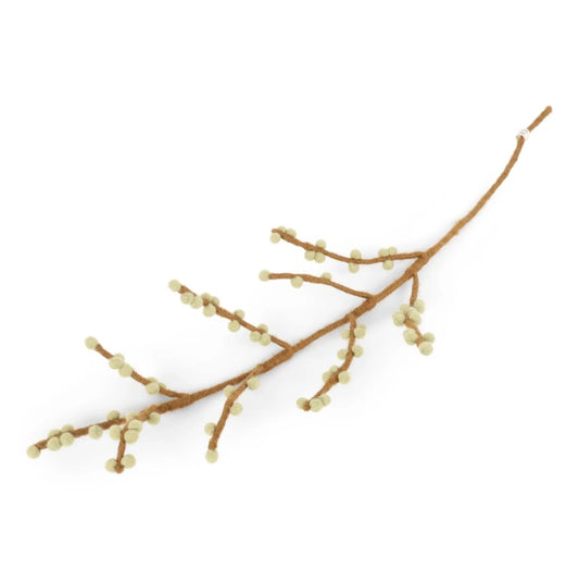 Filzblume "Beerenzweig", grün