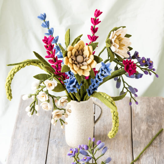 Filzblume "Lupine", blau