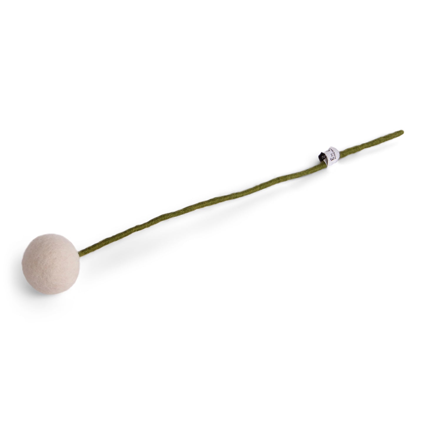 Filzblume "Dot", weiß