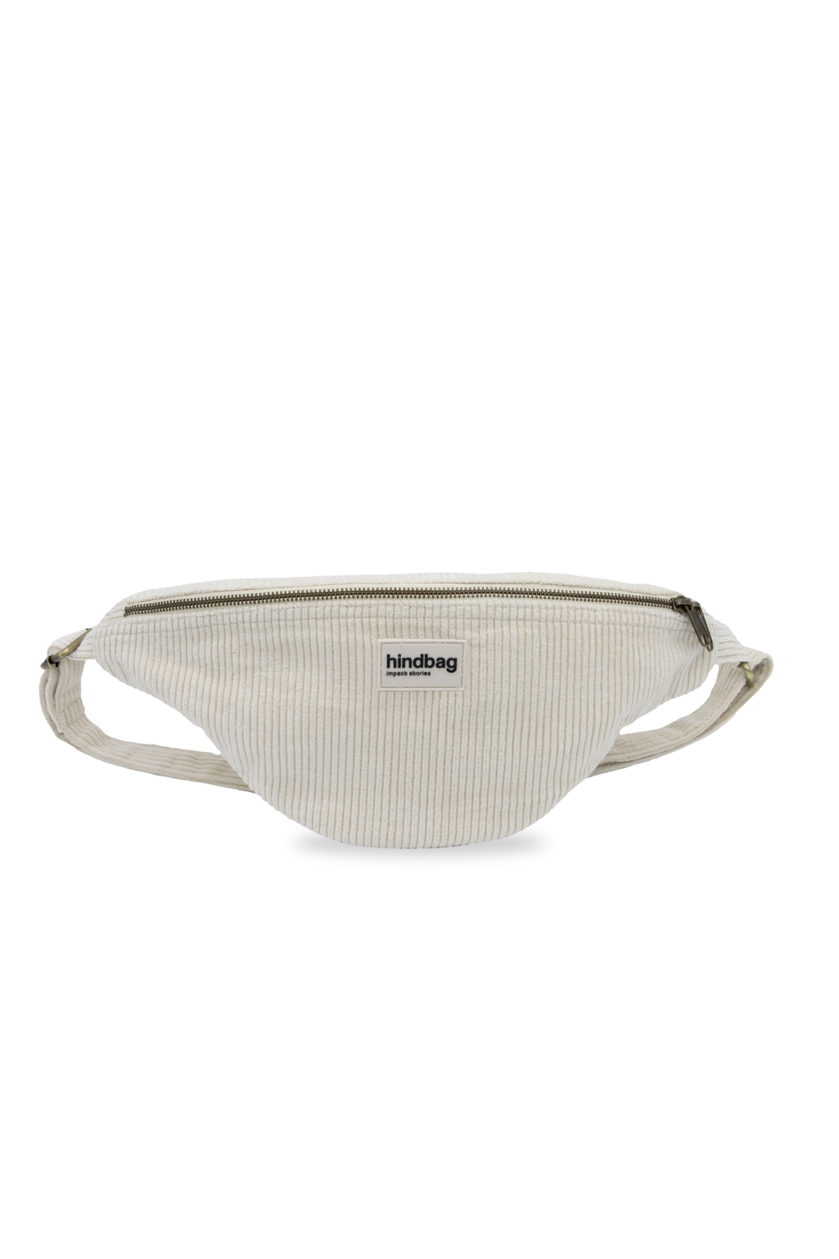 Bauchtasche "Sasha", Velours/Beige