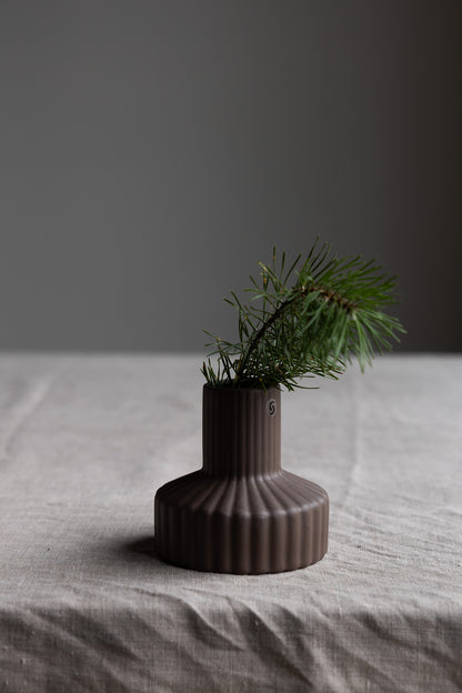 Vase "Samset", braun