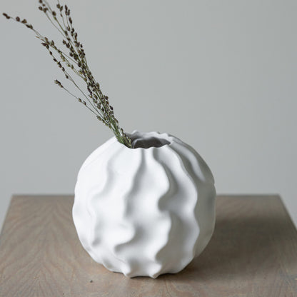 SALE!!! Vase "Malmbäck", weiß, klein