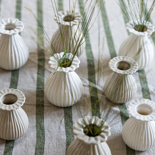 Vase "Vallby", weiß/groß