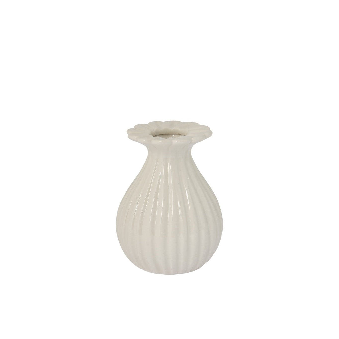 Vase "Vallby", weiß/groß
