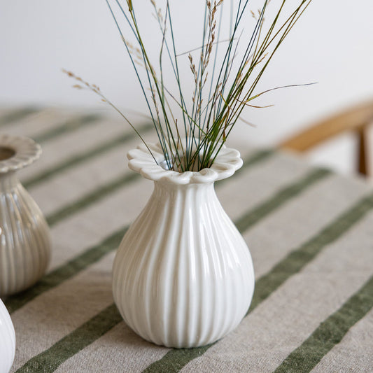 Vase "Vallby", weiß/groß