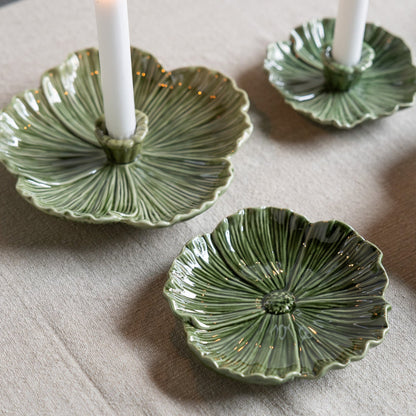 Teller/Tablett "Blomster", grün/klein