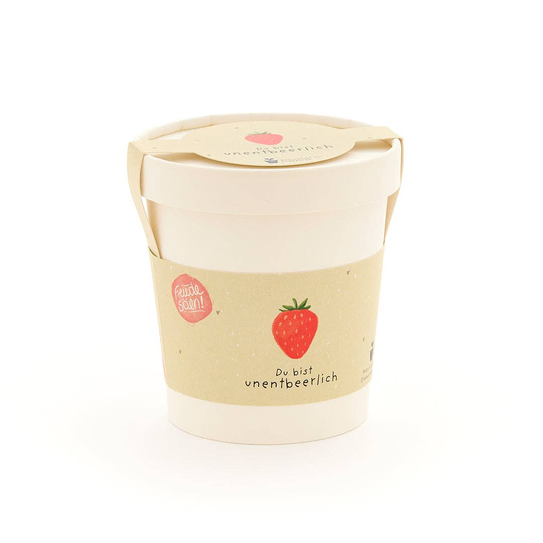 Blumensamen-Becher "Du bist unentbeerlich"