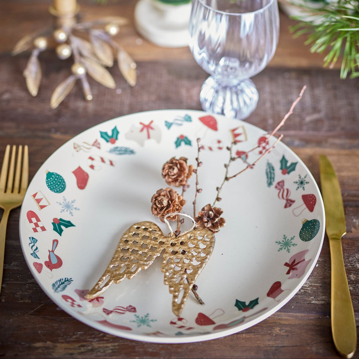 Weihnachtsteller "Yule"