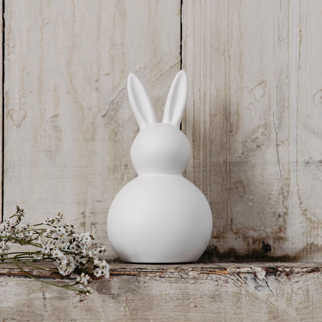Keramikhase "Tore", weiß