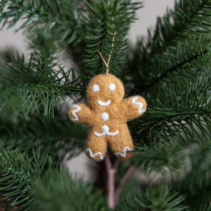 Filzanhänger "Viktor", Lebkuchen