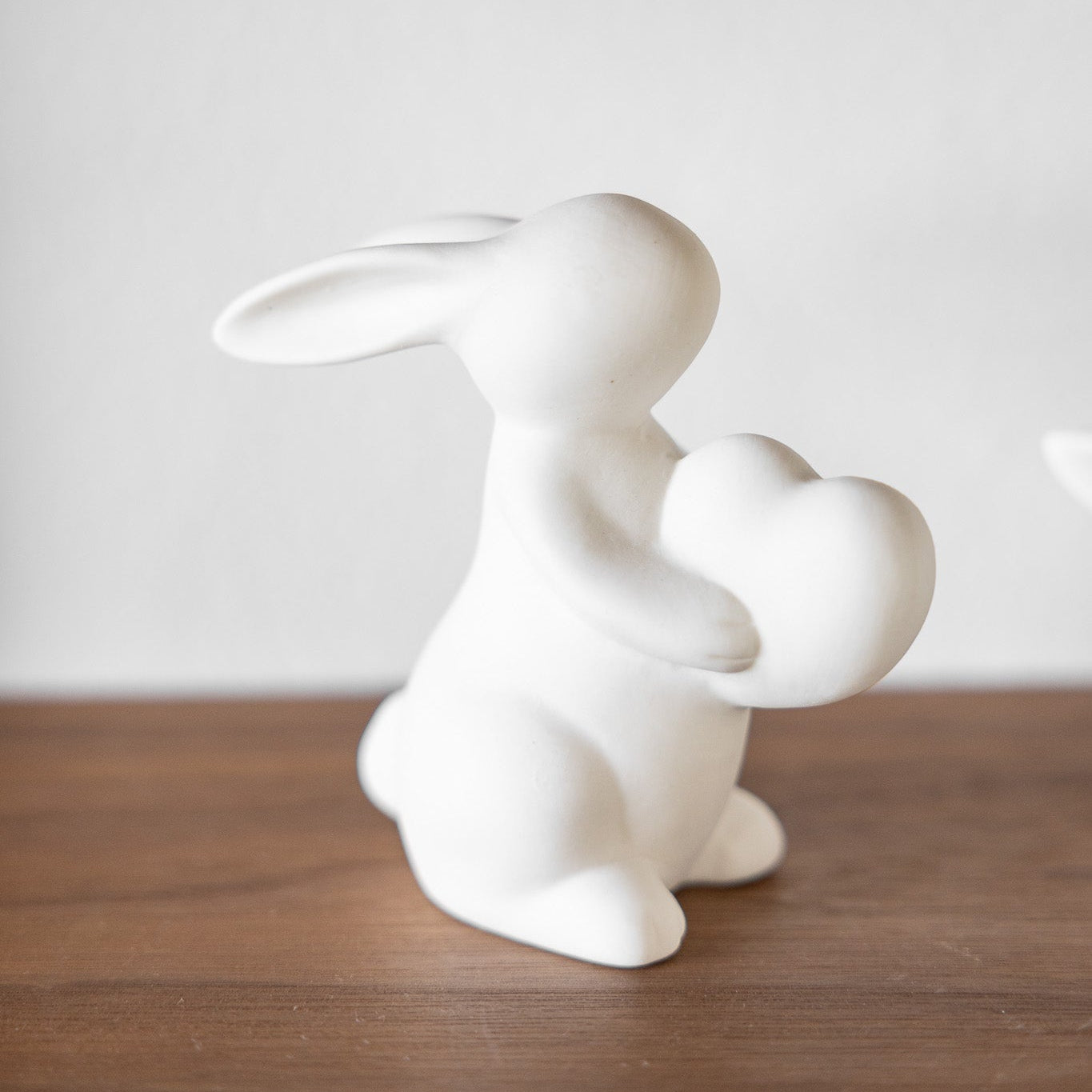 Keramikhase "Amelia", weiß/mittel