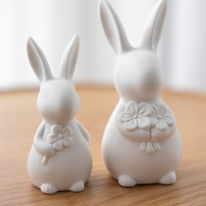 Keramikhase "Alicia", weiß