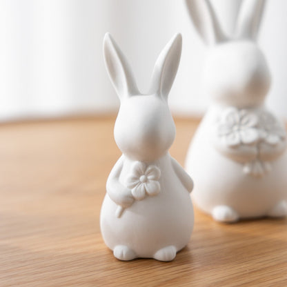 Keramikhase "Alicia", weiß