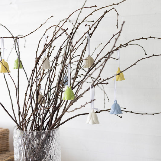 Keramikglocke "Klocklilja", grün