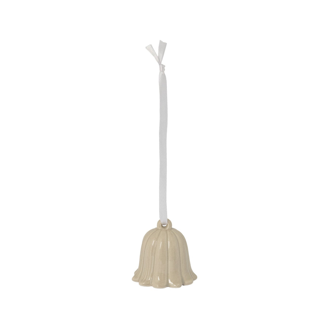 Keramikblume  hängend "Klocklilja" beige
