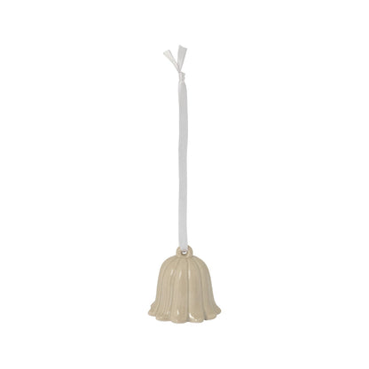 Keramikblume  hängend "Klocklilja" beige