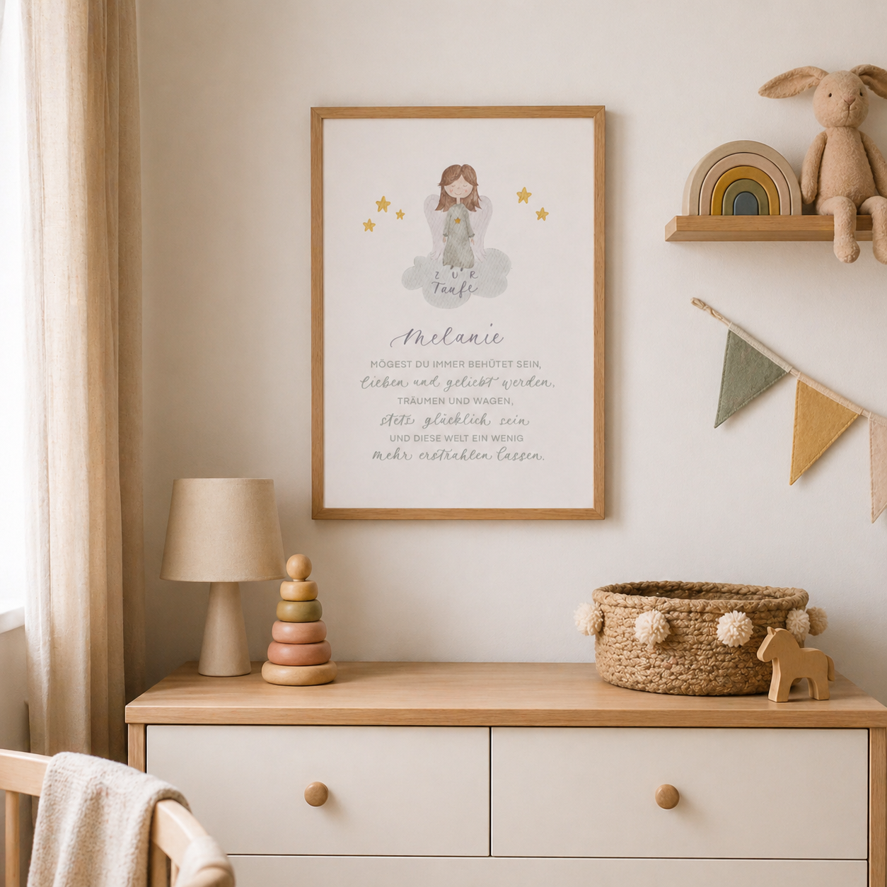 Poster "Schutzengel", Sterne