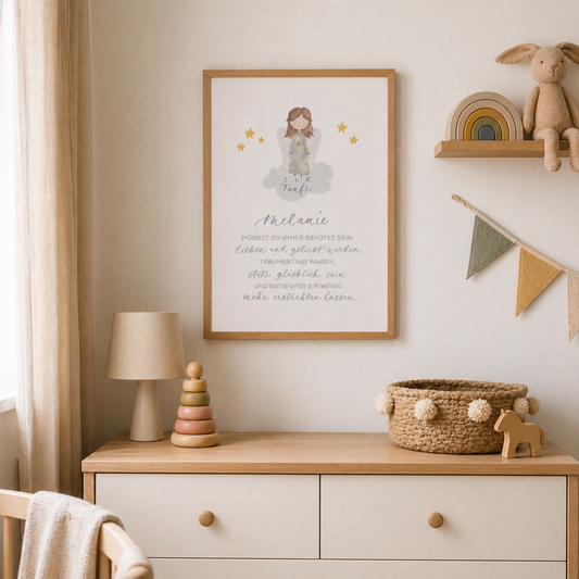 Poster "Schutzengel", Sterne